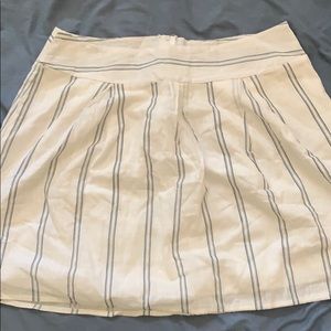 Charlotte Russe White and Blue skirt